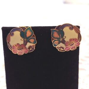 Cloisonne‎ Earrings Pierced